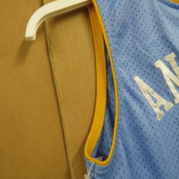 Denver Nuggets Basketball Jersey Mens Medium Blue NBA Nike Carmelo Anthony 15 - Picture 12 of 13